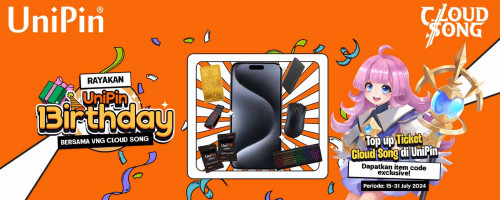 UniPin 13irthday bareng Cloud Song, Cuma Disini Dikasih Item Code Exclusive!